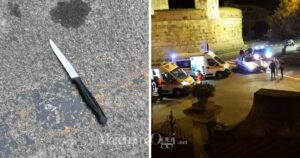 Il coltello trovato in strada in via Lombroso e l'intervento in piazza Verdi