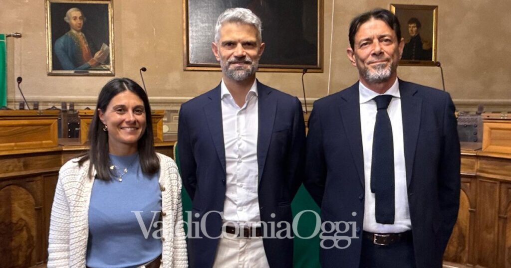 Il sindaco con i nuovi assessori Satya Ferraris e Gianni Fedeli