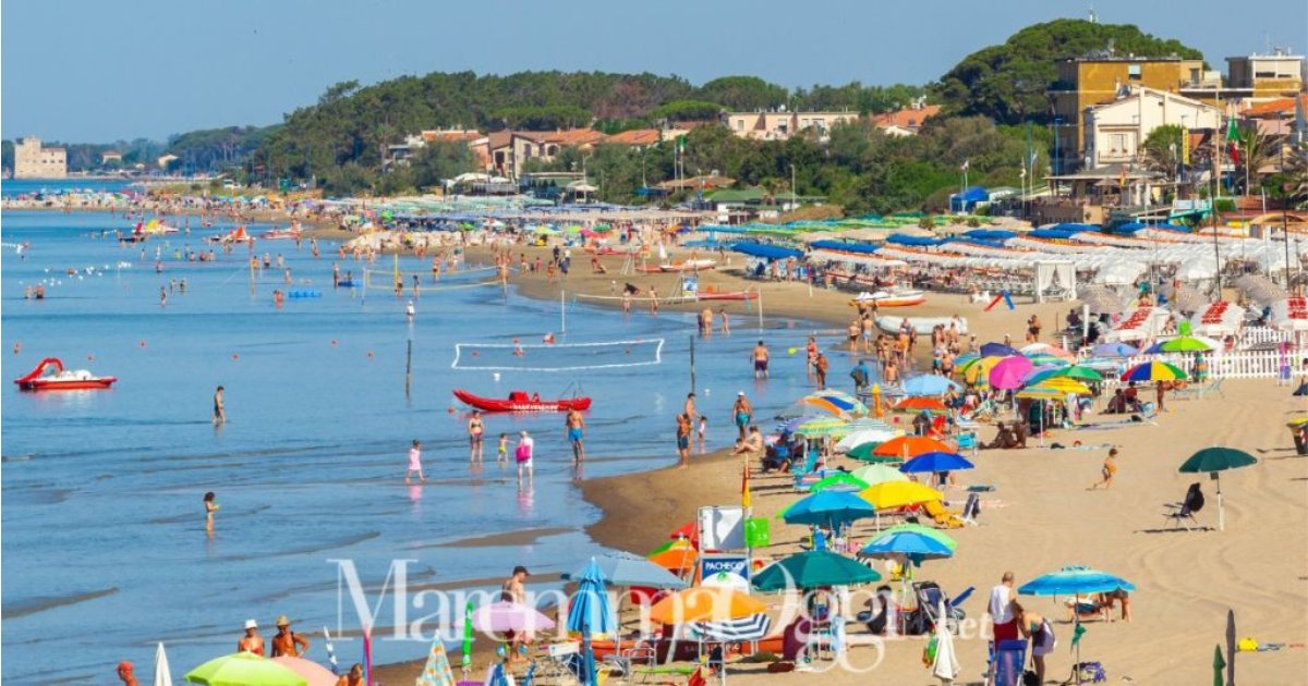 La spiaggia di Pratoranieri a Follonica