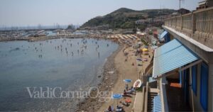 La spiaggia di Salivoli