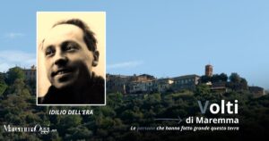 Una veduta di Montepescali e Martino Ceccuzzi, alias Idilio Dell'Era