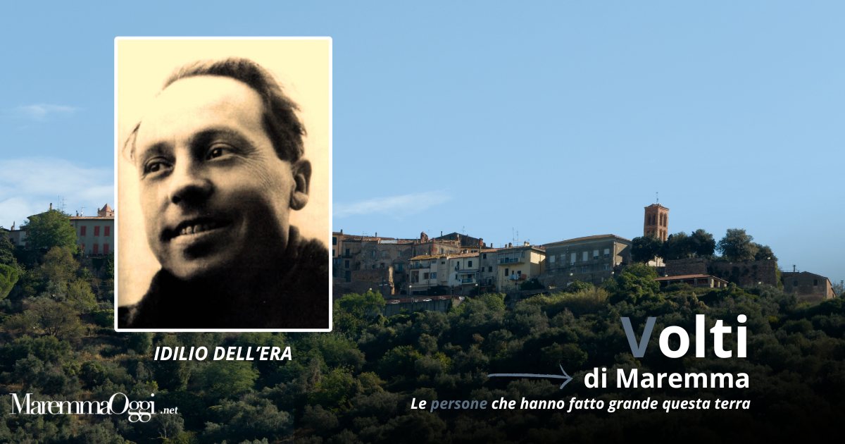 Una veduta di Montepescali e Martino Ceccuzzi, alias Idilio Dell'Era