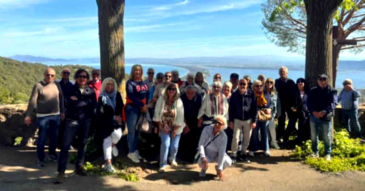 Il gruppo al convento dei Passionisti