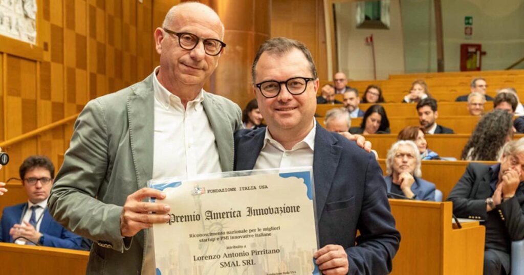 La premiazione di Lorenzo Pirritano della Smal alla Camera dei Deputati