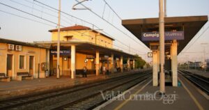 La stazione di Campiglia Marittima, a Venturina Terme