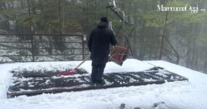 La neve sull'Amiata