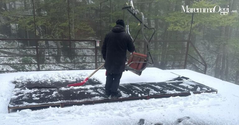 La neve sull'Amiata