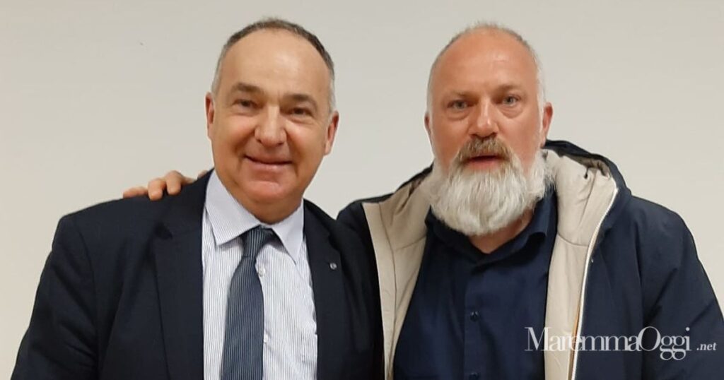 A sinistra il presidente nazionale di Confartigianato Imprese Demaniali Mauro Vanni, a destra il presidente provinciale e regionale Andrea Fidanzi
