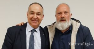 A sinistra il presidente nazionale di Confartigianato Imprese Demaniali Mauro Vanni, a destra il presidente provinciale e regionale Andrea Fidanzi