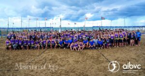 Foto di gruppo per i partecipanti alle finali nazionali giovanili di beach volley