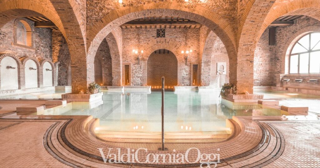Una delle vasche del Calidario terme etrusche