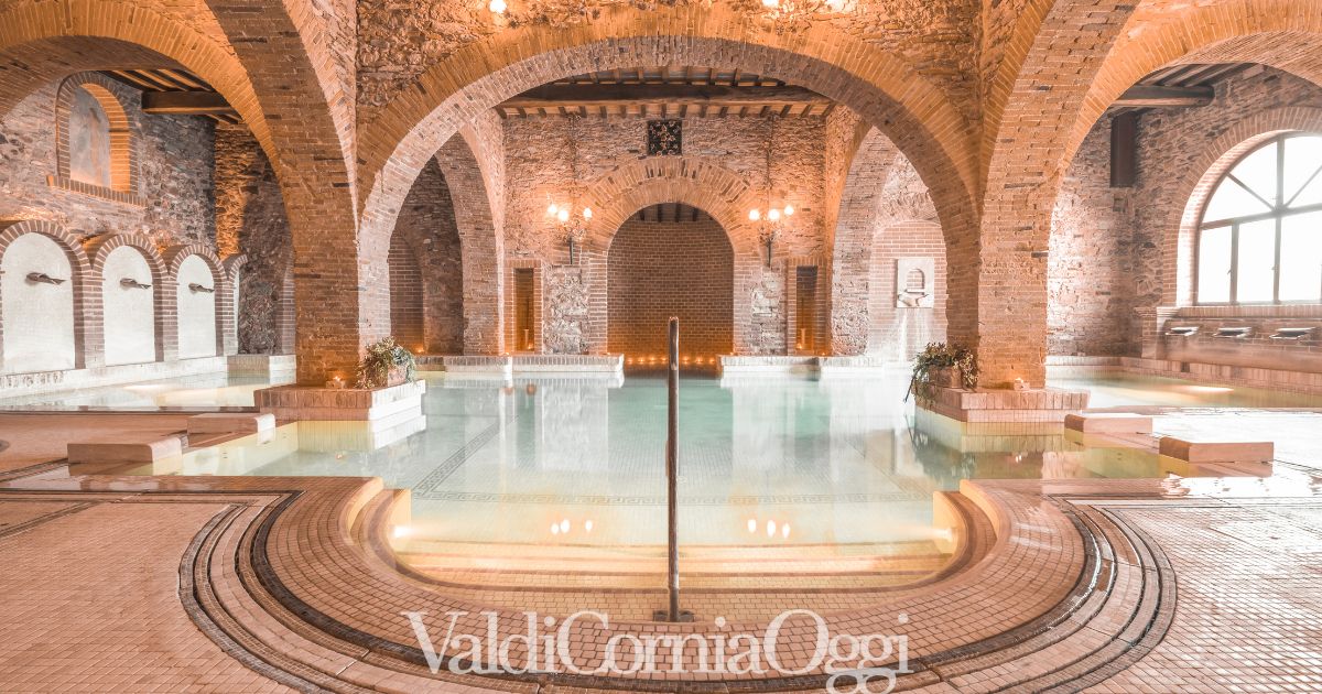 Una delle vasche del Calidario terme etrusche