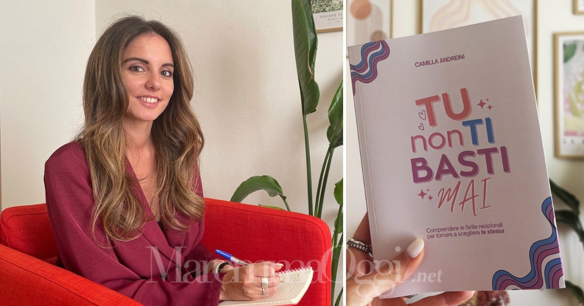 Camilla Andreini e il libro "Tu non ti basti mai"
