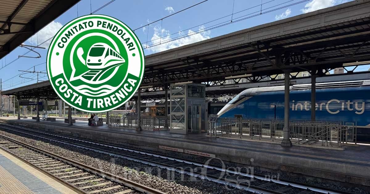 Nasce il Comitato pendolari costa tirrenica. Nella foto la stazione di Grosseto e il logo