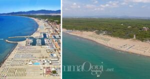 A sinistra Marina di Grosseto, a destra Principina a mare: tutte le concessioni devono andare a gara