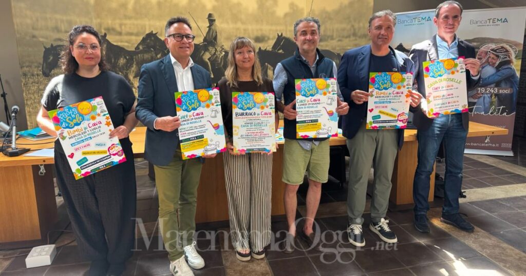 La presentazione della Festa di Sole nel salone di Banca Tema