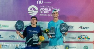 Gabriele Gini e Felipe Loch, numero 5 e numero 3 al mondo nel beach tennis