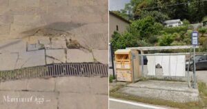 Le buche e le pensiline a Montemassi