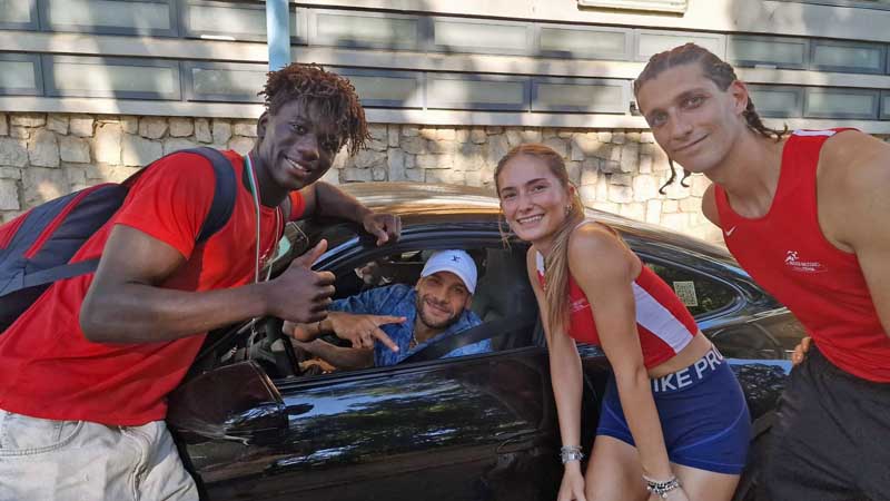 Marcell Jacobs allo Zecchini