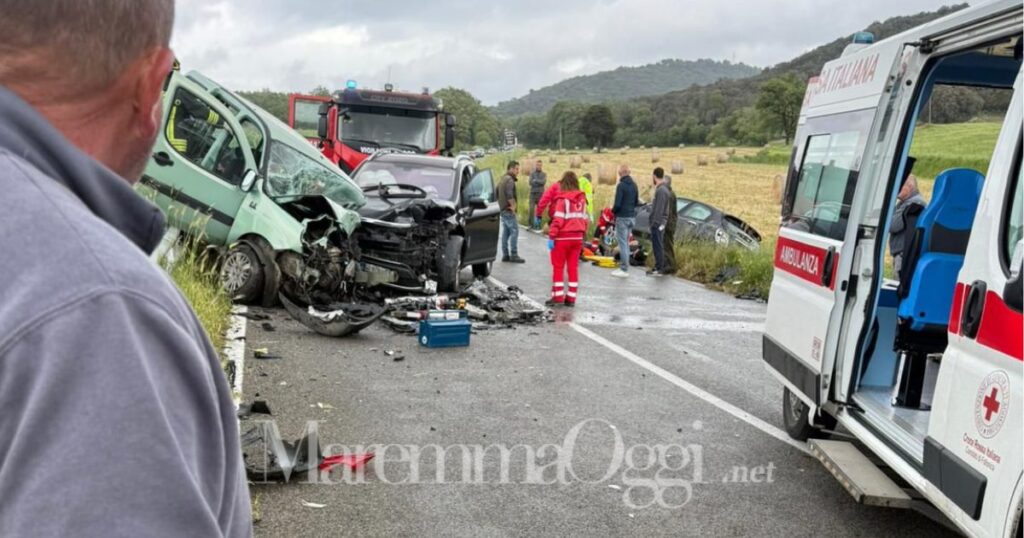 L'incidente sulla provinciale delle Collacchie