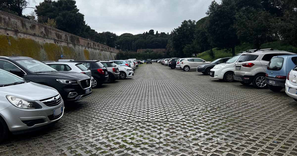 Il parcheggio (provvisorio) degli Arcieri