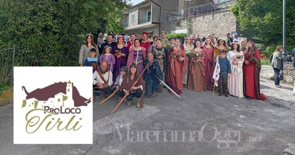 Un momento della celebrazione di San Guglielmo a Tirli, uno degli eventi della Pro loco che ha confermato Cini presidente