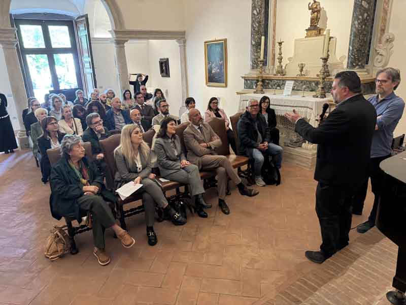 Squarcia questa mattina alle Clarisse come presidente di Confartigianato 