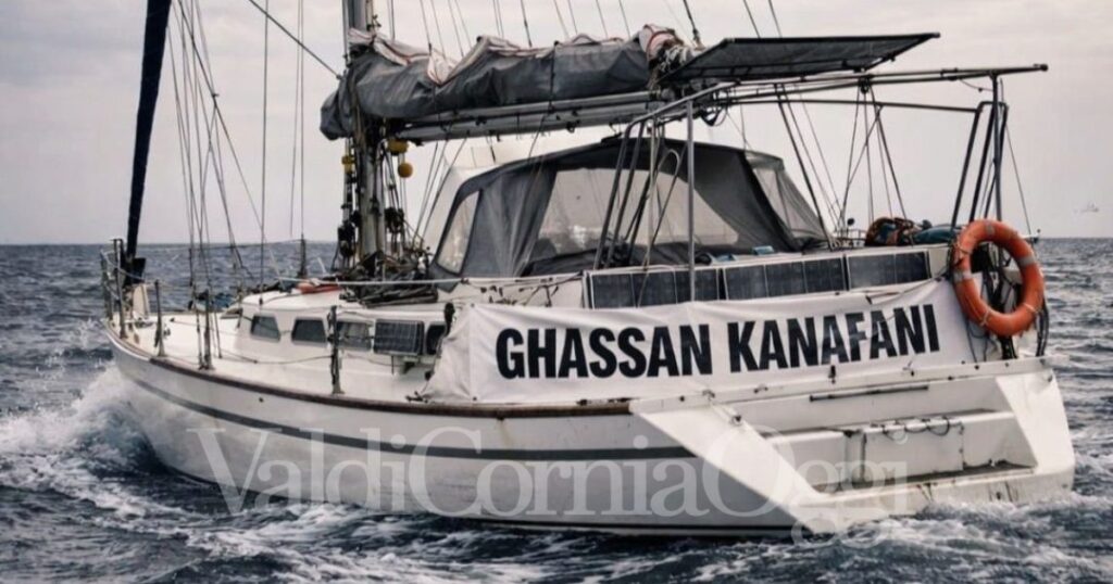 La barca Ghassan Kanafani della Freedom Flotilla