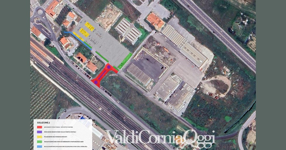 Il progetto di riqualificazione delle aree circostanti la stazione di Campiglia Marittima