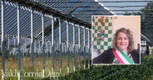 Un impianto agrivoltaico e la sindaca di Suvereto, Jessica Pasquini