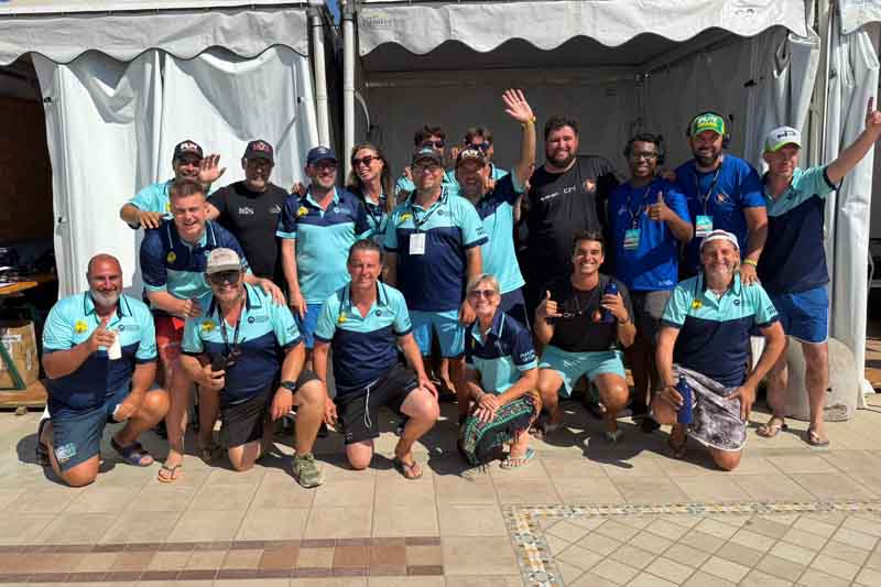 Lo staff di Beach tennis toscana event