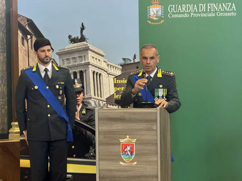 Il comandante, colonnello Diego Patriarca