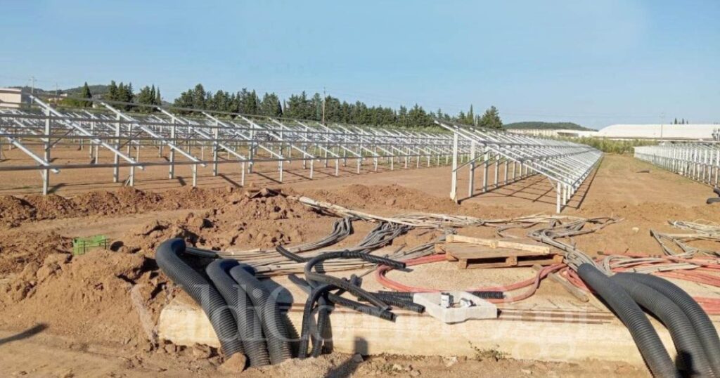 Un impianto fotovoltaico a Suvereto