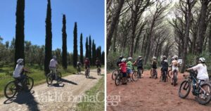 Due immagini del Grand Tour Costa degli Etruschi