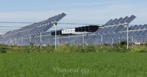 Un impianto agrivoltaico