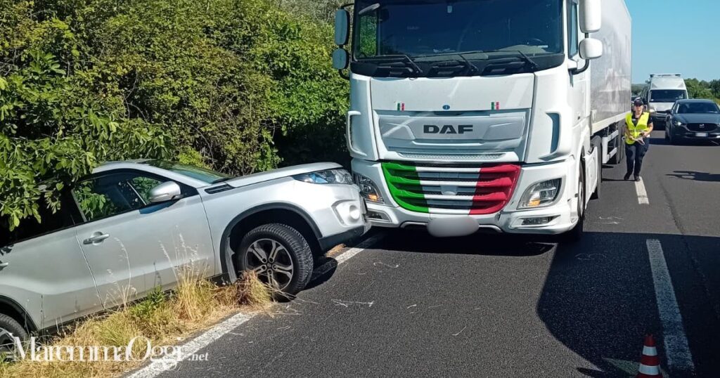 Una foto dell'incidente