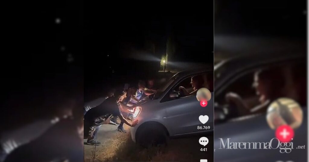 Un frame del video diventato virale