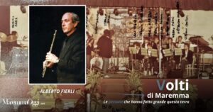 Alberto Fierli e una foto della Big Band nel 1980