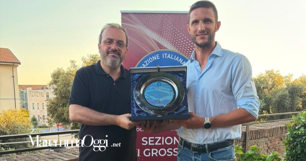 La premiazione di Lorenzo Giuggioli