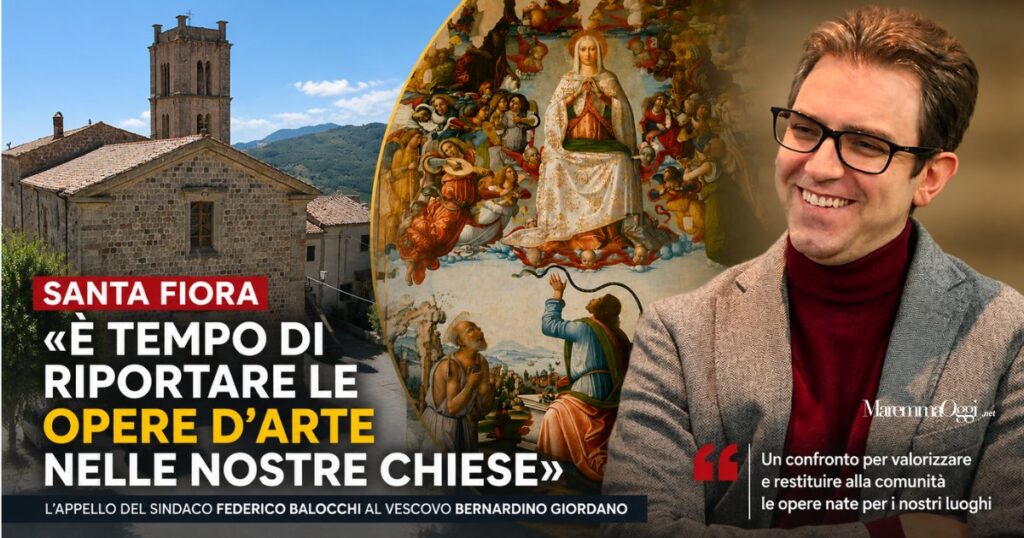 Federico Balocchi, la chiesa di Sant'Agostino a Santa Fiora e il dipinto della Madonna assunta in cielo di Girolamo di Benvenuto