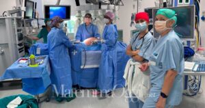 L'équipe tutta al femminile in sala operatoria al Misericordia