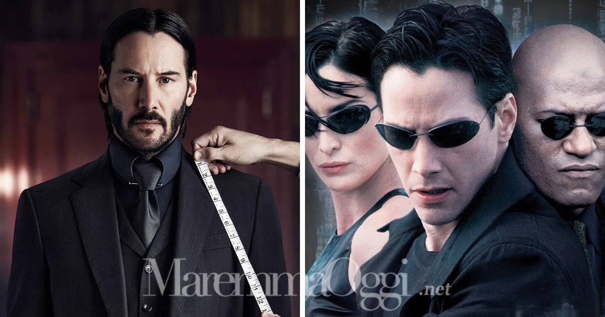 Keanu Reeves in John Wick e in Matrix
