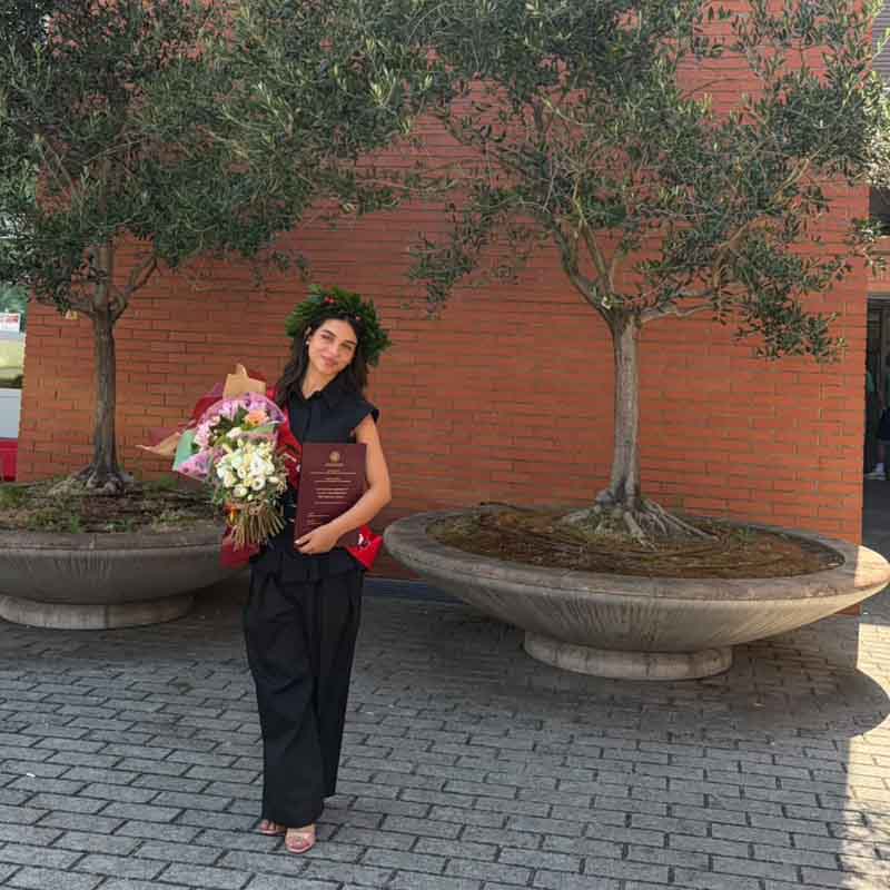 La neodottoressa Caterina Pucci