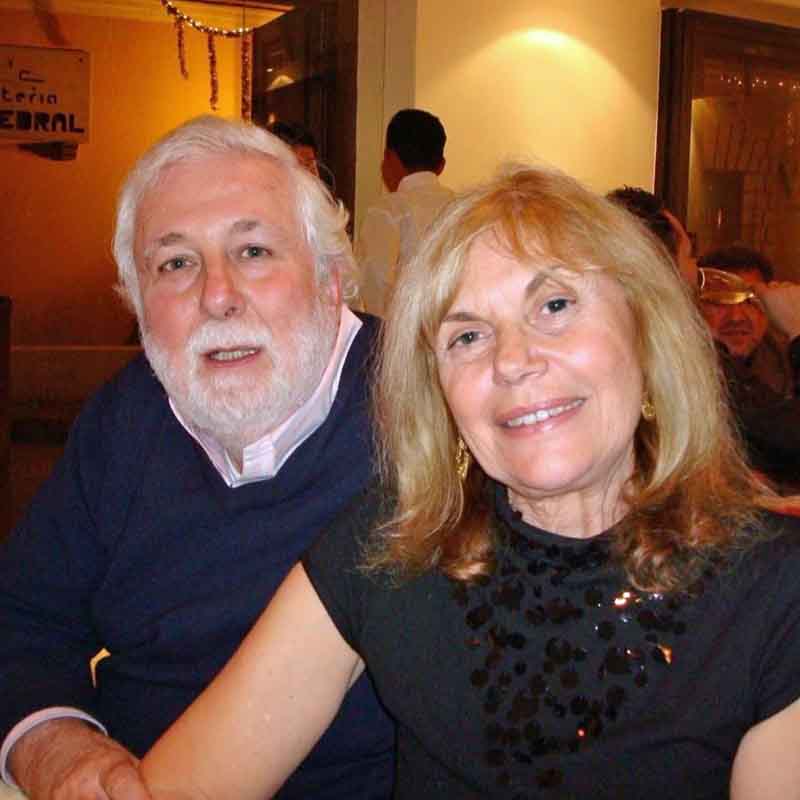Massimo Pampaloni e la moglie Elena Casentini