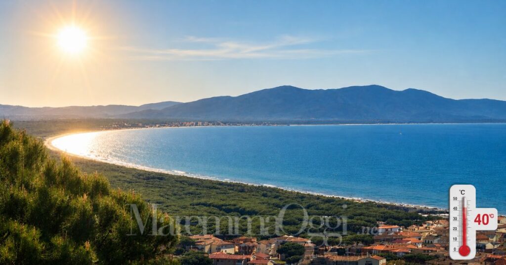 In arrivo la quarta ondata di calore sulla Maremma e la Val di Cornia, si potrebbe arrivare a 40 gradi