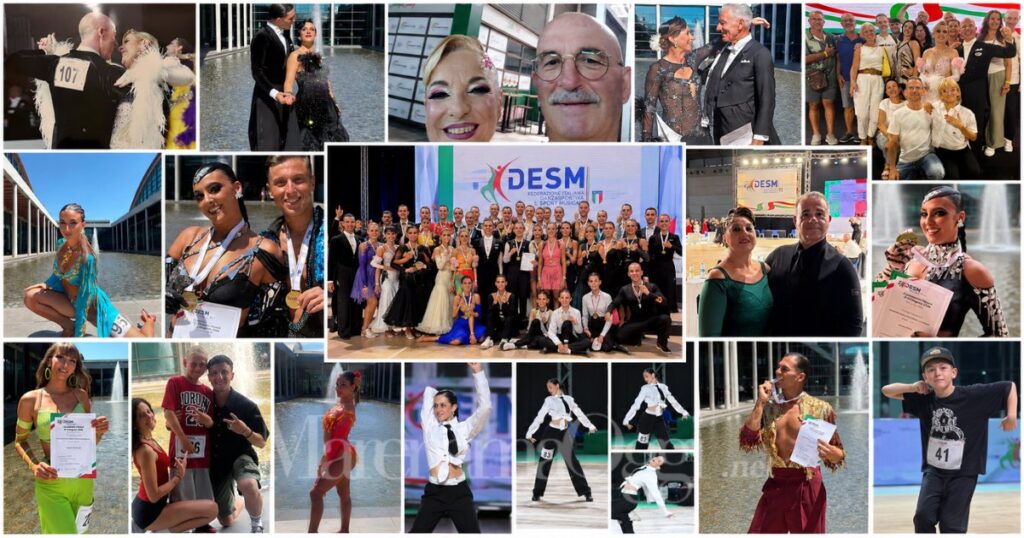 Alcuni dei protagonisti della scuola di ballo Lady Francesca agli italiani