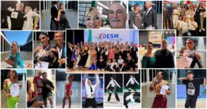 Alcuni dei protagonisti della scuola di ballo Lady Francesca agli italiani