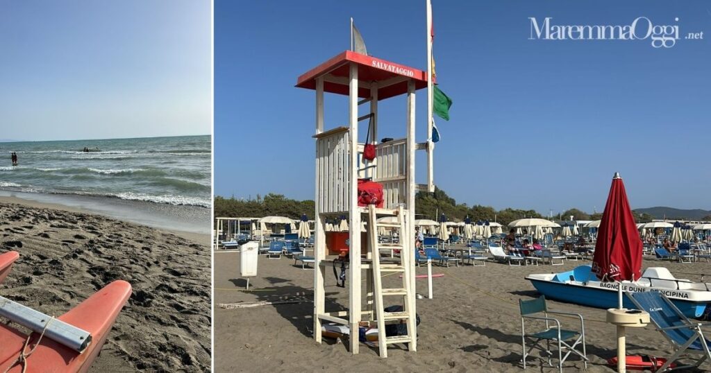 La torretta del bagnino che ha salvato il nome e la spiaggia di Le Dune