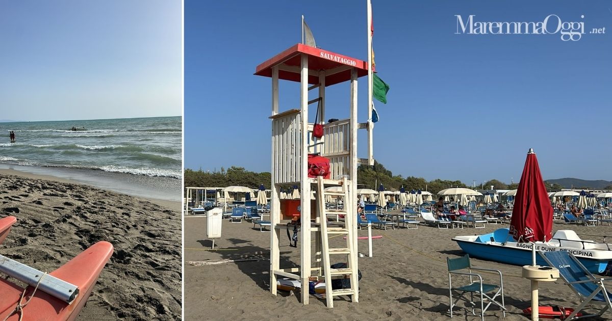 La torretta del bagnino che ha salvato il nome e la spiaggia di Le Dune