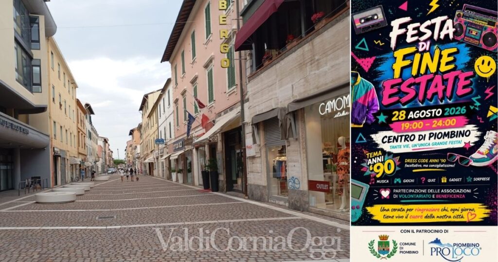 Corso Italia a Piombino